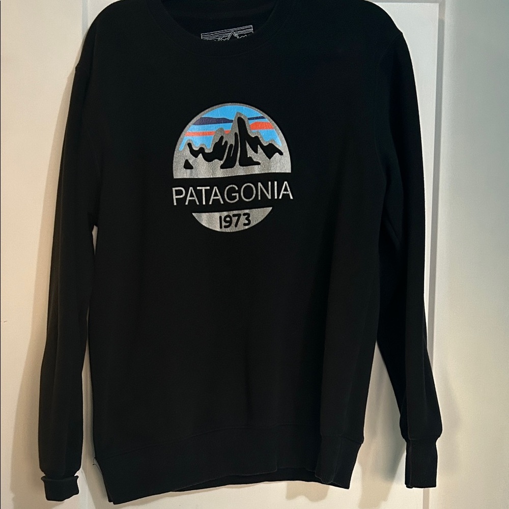 Patagonia Men's Black Crewneck Sweater